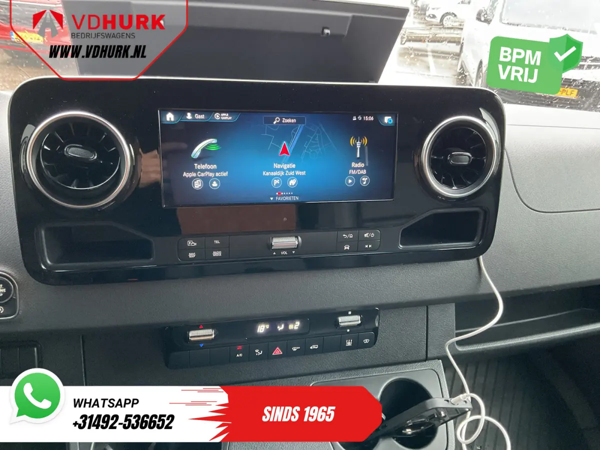 319 CDI Aut. L2H2 Adapt.Cruise/ 2x Schuifdeur/ 3.5t Trekverm./ LED/ 10,25" MBUX/ Carplay/ Standkachel/ Stoelverw./ Airco/ Camera/ PDC/ Trekhaak