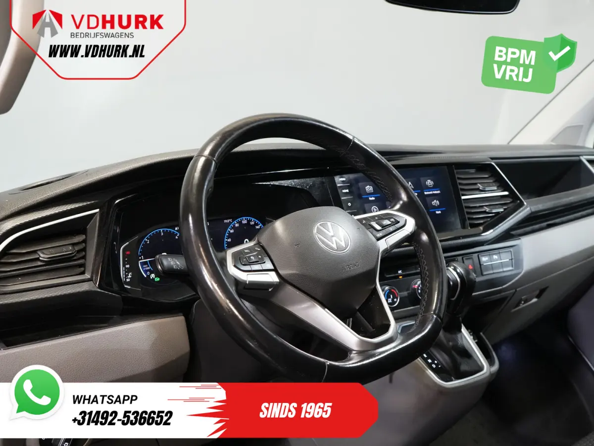 T6.1 2.0 TDI 150 pk DSG Aut. L2 Virtual Cockpit/ LED/ Adapt.Cruise/ 270Gr.Deuren/ Carplay/ Navi/ Airco/ 20’LMV/ PDC/ Sidebars/ Trekhaak