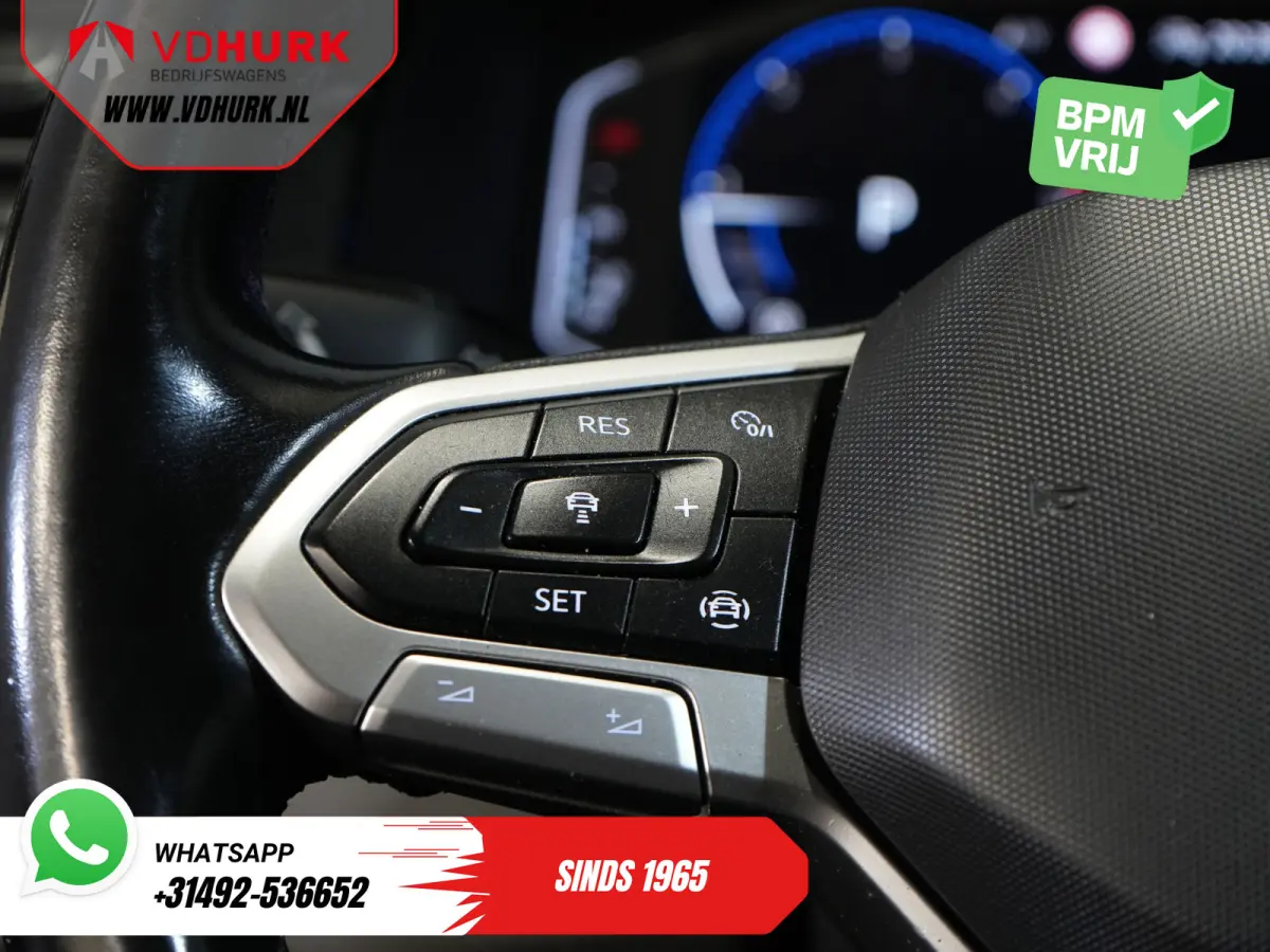 T6.1 2.0 TDI 150 pk DSG Aut. L2 Virtual Cockpit/ LED/ Adapt.Cruise/ 270Gr.Deuren/ Carplay/ Navi/ Airco/ 20’LMV/ PDC/ Sidebars/ Trekhaak