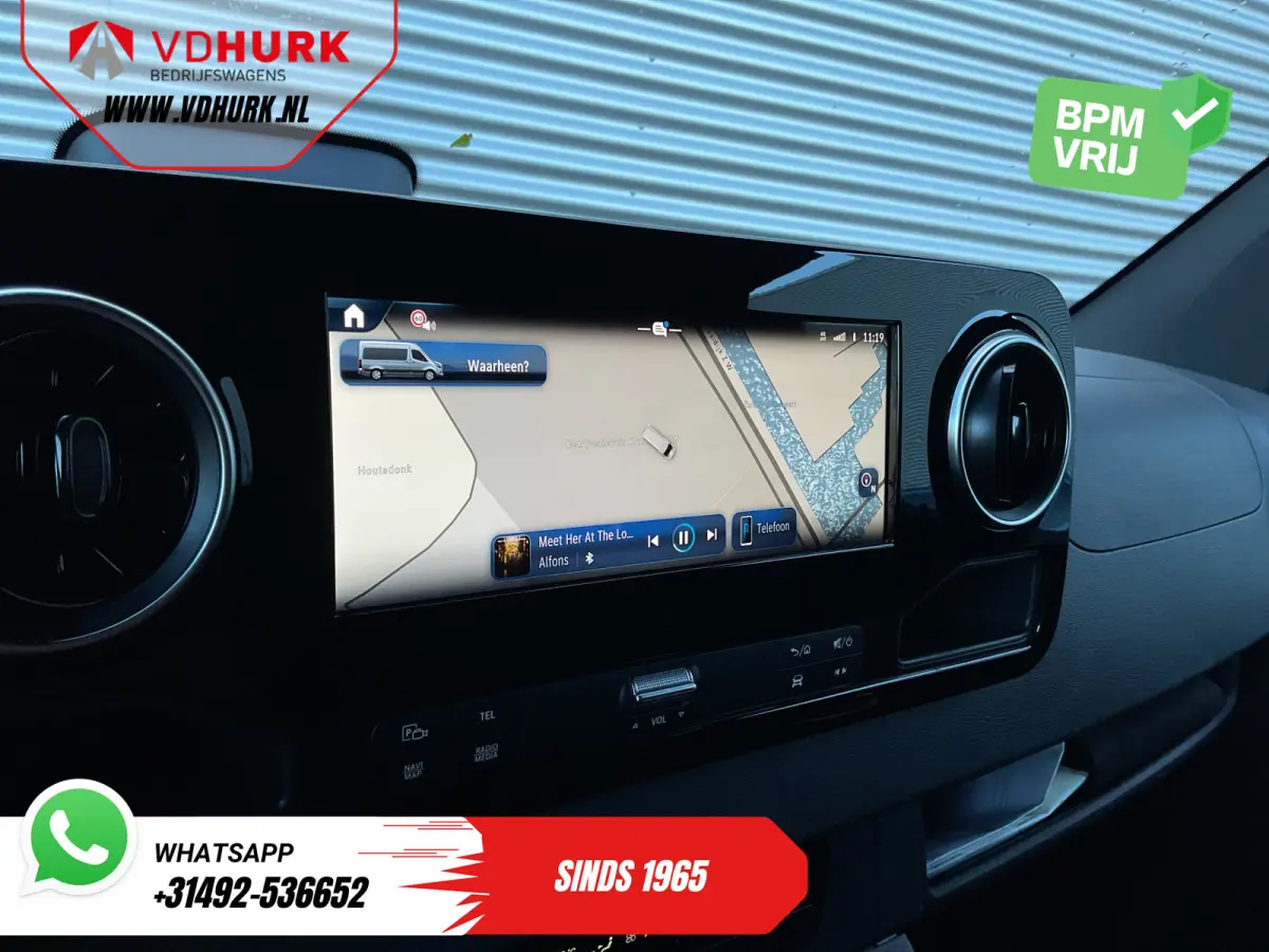 317 CDI Aut. L2H2 LED/ Gev.stoel/ Stoelverw./ Navi/ Camera/ PDC/ 270Gr.Deuren/ Cruise/ Airco