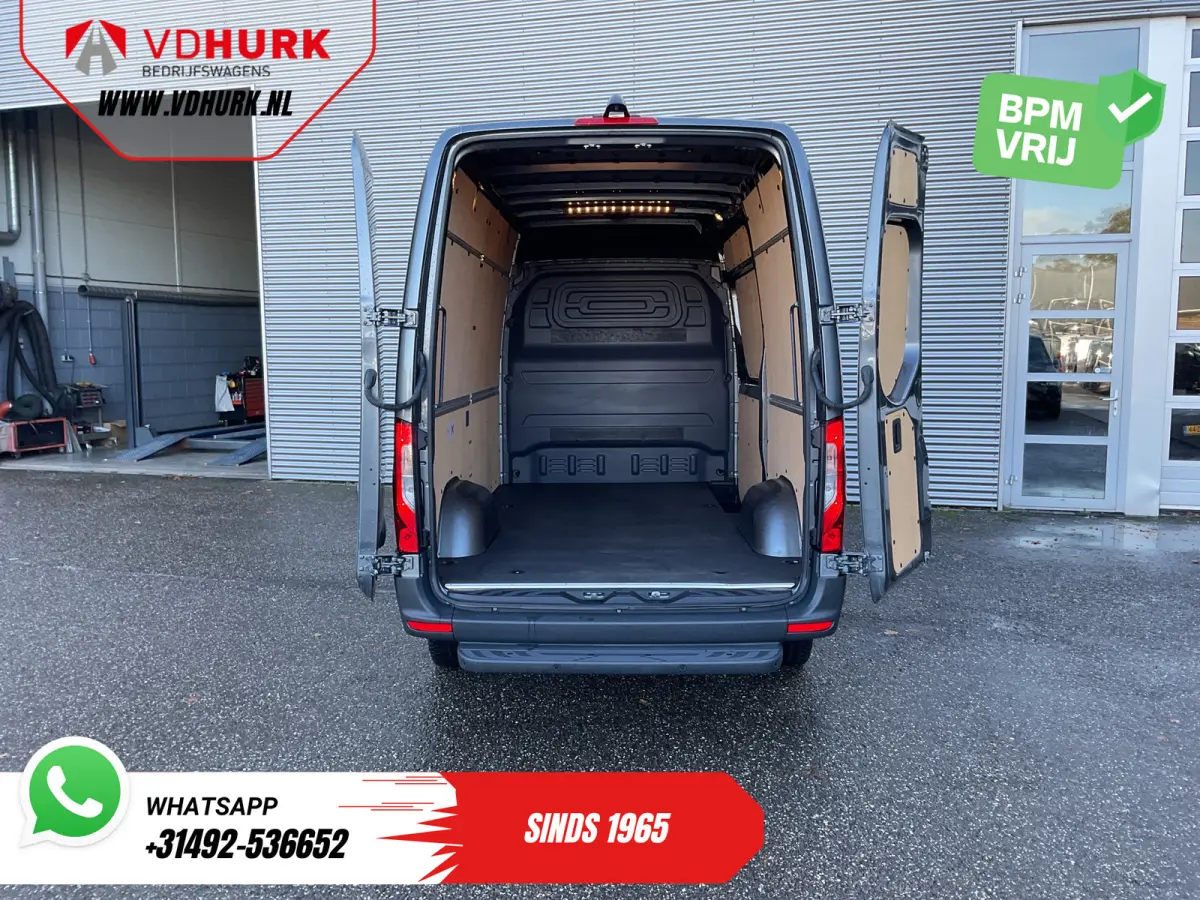 317 CDI Aut. L2H2 LED/ Gev.stoel/ Stoelverw./ Navi/ Camera/ PDC/ 270Gr.Deuren/ Cruise/ Airco