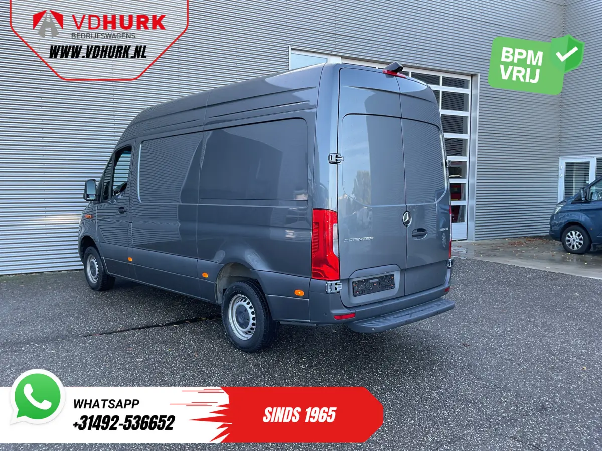 317 CDI Aut. L2H2 LED/ Gev.stoel/ Stoelverw./ Navi/ Camera/ PDC/ 270Gr.Deuren/ Cruise/ Airco