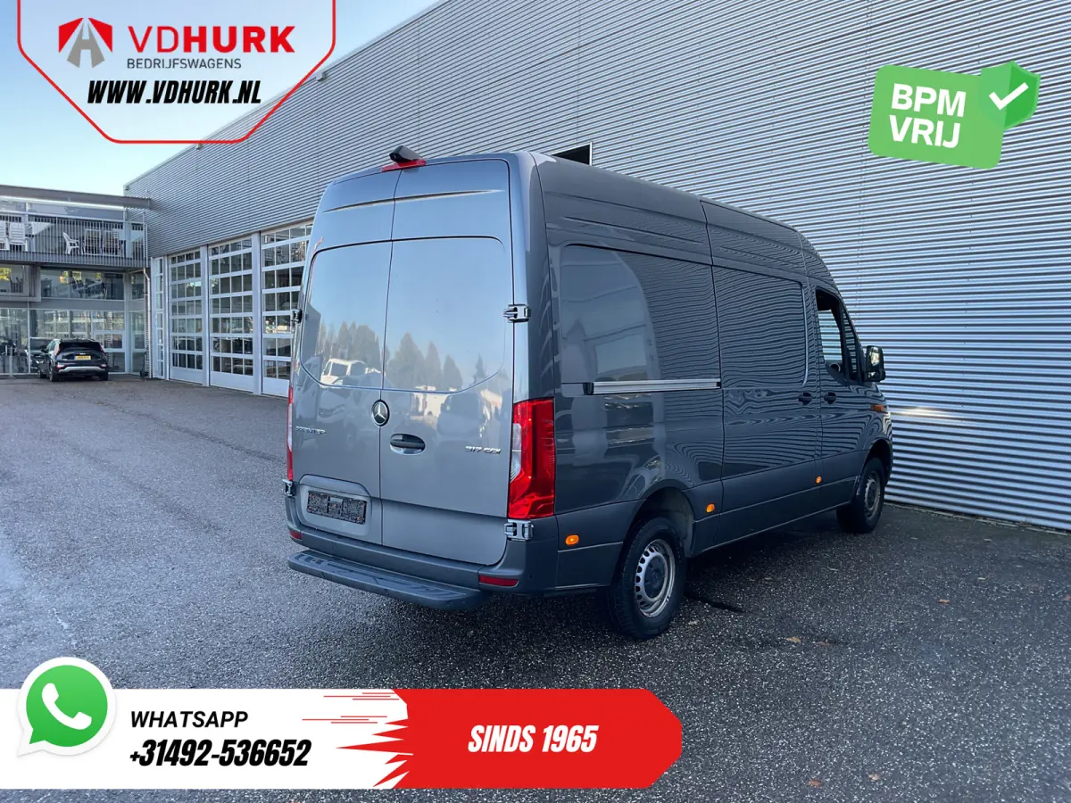 317 CDI Aut. L2H2 LED/ Gev.stoel/ Stoelverw./ Navi/ Camera/ PDC/ 270Gr.Deuren/ Cruise/ Airco