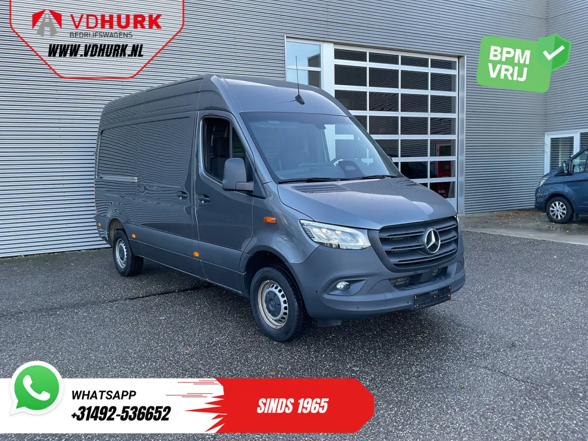 317 CDI Aut. L2H2 LED/ Gev.stoel/ Stoelverw./ Navi/ Camera/ PDC/ 270Gr.Deuren/ Cruise/ Airco