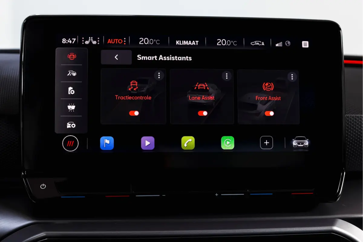 1.4 TSI eHybrid PHEV FR | Dig. Cockpit | Cruise | Stoel-+Stuurverw. | PDC | Camera | NAV + Carplay / Android | ECC | LM 17" |