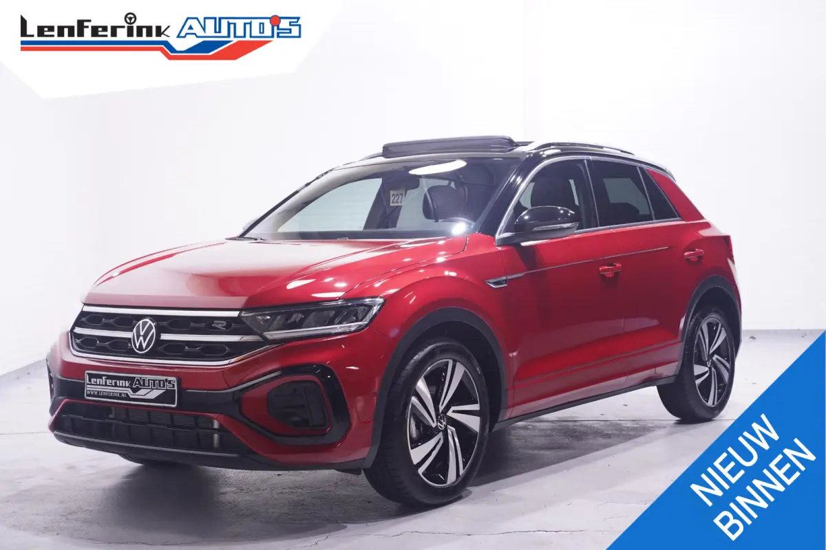 1.5 TSI 150 pk R Line Aut. Two Tone Rood/Zwart, Panodak, LED Koplampen, Camera, Adapt. Cruise, 18" LMV