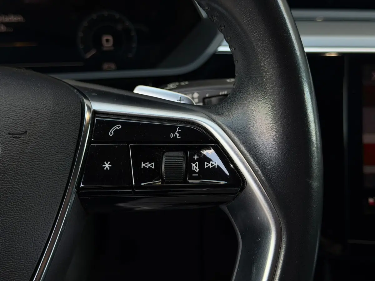 E-tron 55 quattro advanced 95 kWh 100% SoH! (DEALER ONDERHOUDEN, NAVI, NL-AUTO, 360 CAMERA, TREKHAAK, ETC!)