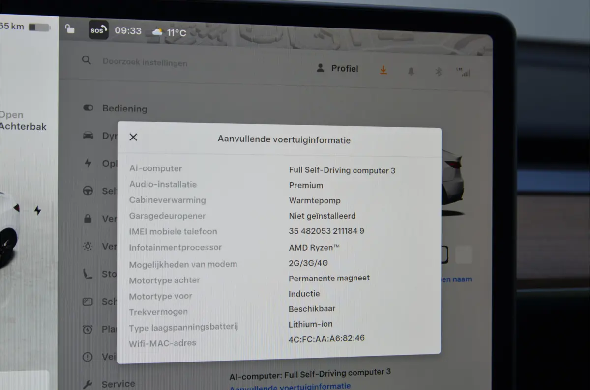 Long Range AWD 75 kWh Trekhaak (1.600kg), AutoPilot3.0 Ryzen