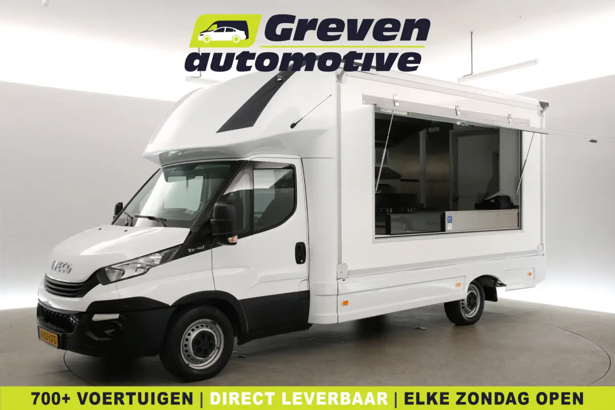 35S14 2.3 410 | Foodtruck | Verkoopwagen | Patatkraam | Eventtruck | Snackwagen | Viskraam | Zijdeur | Airco | Camera