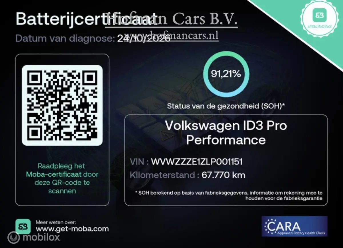 First 58 kWh | SOH 91% | Slechts 66.761 KM | APK 08/2028 | 2 Sleutels |ALL SEASON BANDEN
