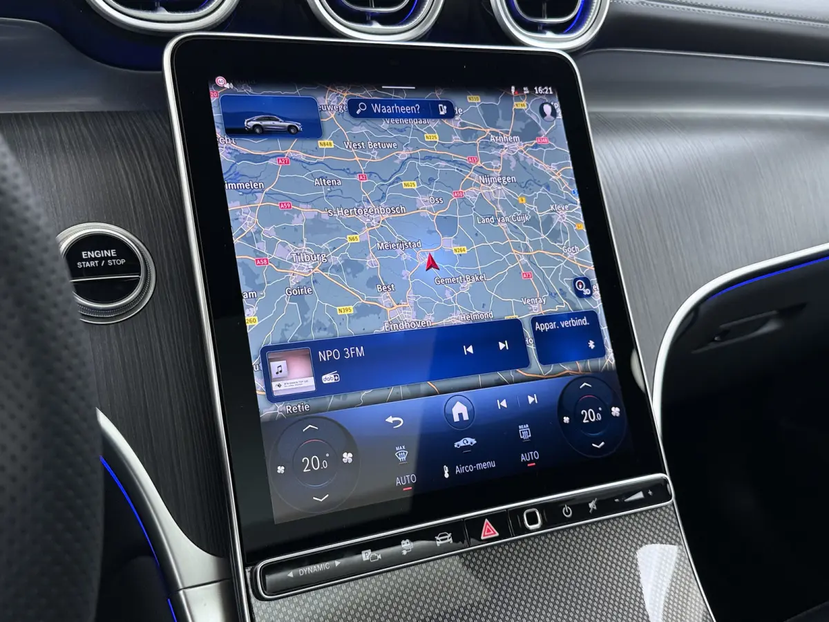Coupé GLC 4MATIC AMG Line | Achterasbesturing Luchtvering Pano Trekhaak HUD Burmester Ventilatie Memory