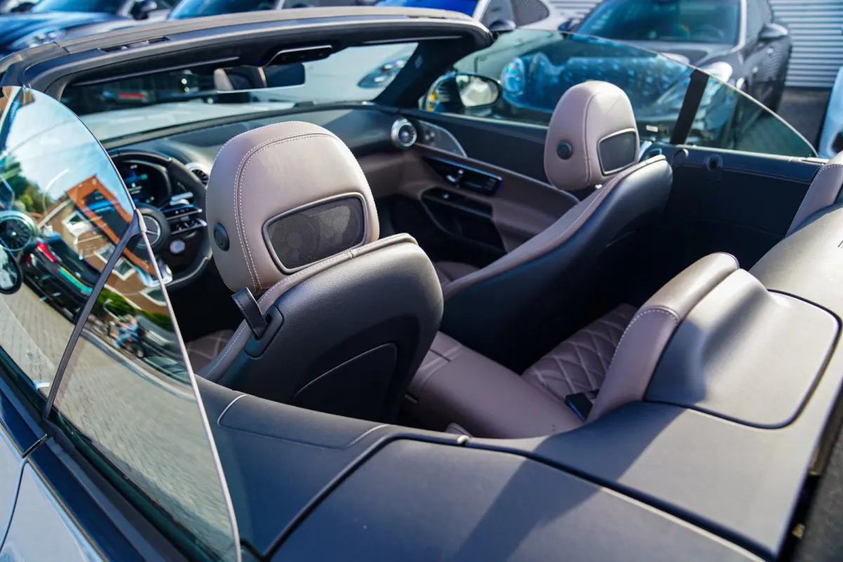 Roadster AMG 43 | Burmester | Carbon Pakket | Sport uitlaat | Stoelkoeling | Nekverwarming | 360 Cam | HuD
