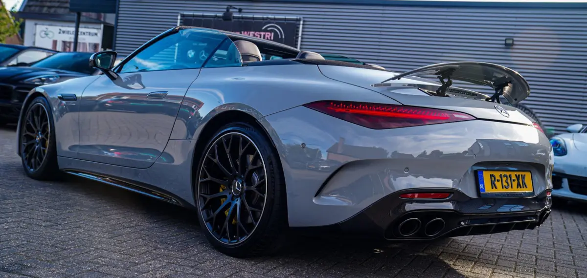 Roadster AMG 43 | Burmester | Carbon Pakket | Sport uitlaat | Stoelkoeling | Nekverwarming | 360 Cam | HuD