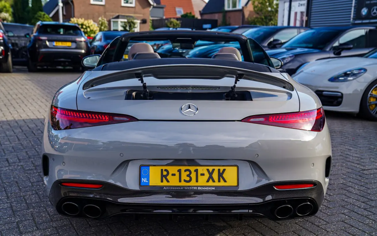 Roadster AMG 43 | Burmester | Carbon Pakket | Sport uitlaat | Stoelkoeling | Nekverwarming | 360 Cam | HuD