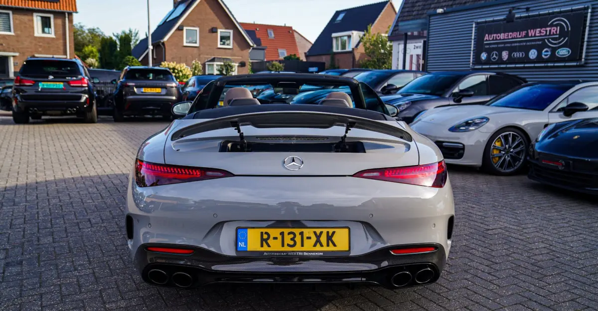 Roadster AMG 43 | Burmester | Carbon Pakket | Sport uitlaat | Stoelkoeling | Nekverwarming | 360 Cam | HuD