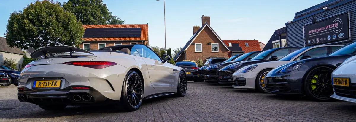 Roadster AMG 43 | Burmester | Carbon Pakket | Sport uitlaat | Stoelkoeling | Nekverwarming | 360 Cam | HuD