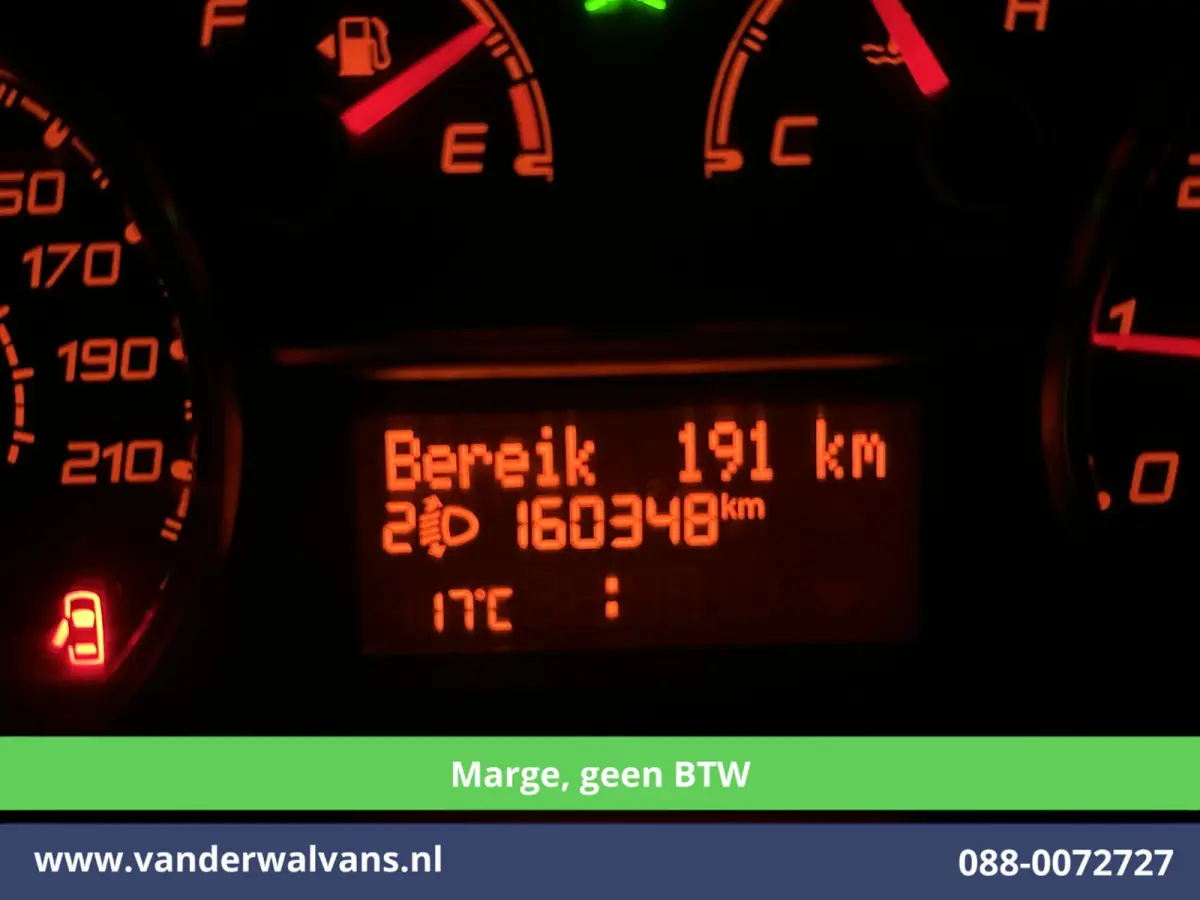 1.6 MJ 120pk **MARGE, geen BTW** L2H1 Euro6 Airco | 3-Zits | Camera | Trekhaak | Cruisecontrol | LM Velgen Parkeersensoren, Android Auto, Bijrijdersbank