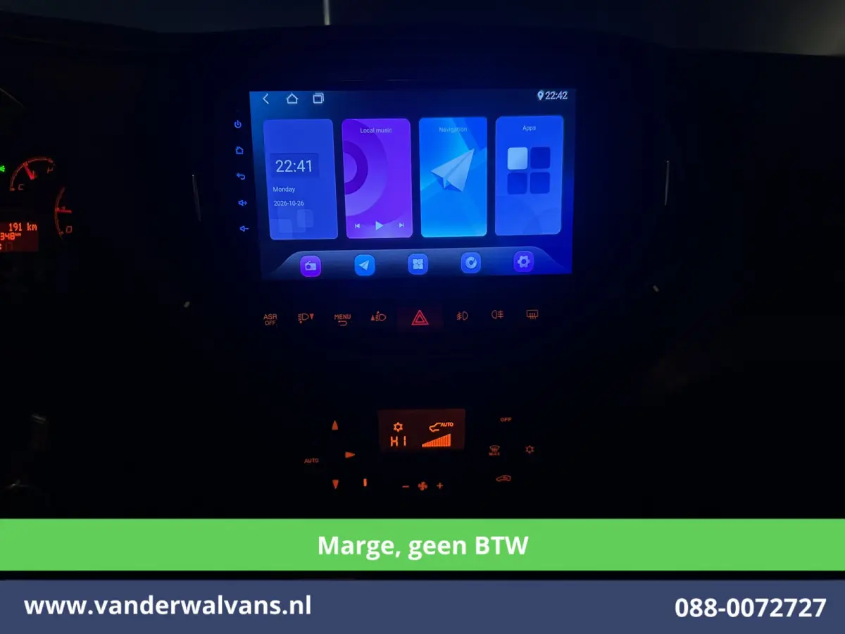 1.6 MJ 120pk **MARGE, geen BTW** L2H1 Euro6 Airco | 3-Zits | Camera | Trekhaak | Cruisecontrol | LM Velgen Parkeersensoren, Android Auto, Bijrijdersbank