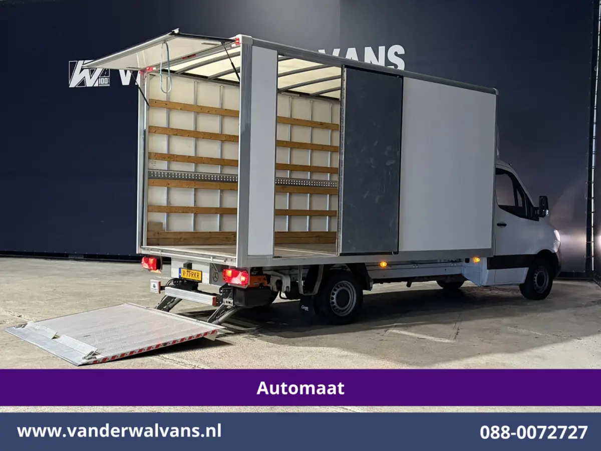 315 CDI 150pk 9G-Tronic Automaat Bakwagen 22m3 KUUB Laadklep Zijdeur Euro6 Airco | Camera | LAT om LAT | Leder Bijrijdersbank