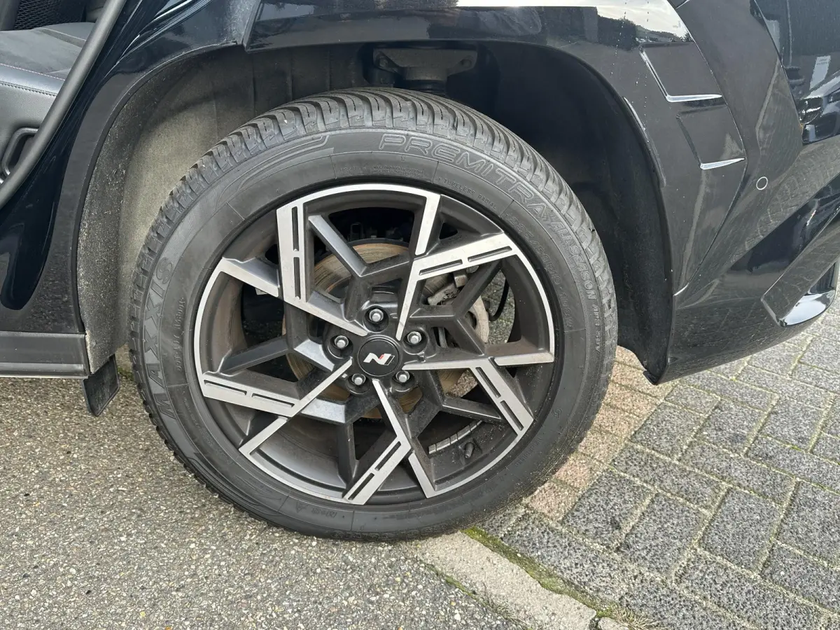 1.6 T-GDI PHEV N Line 4WD SOH 100% | FABRIEKS GARANTIE TM 07-2030 | 360 CAMERA | PANO | STOEL + STUURVERWARMING | STOEL VENTILATIE | DODE HOEK | KEYLESS | ACHTERBANK VERWARMD | KRELL AUDIO |