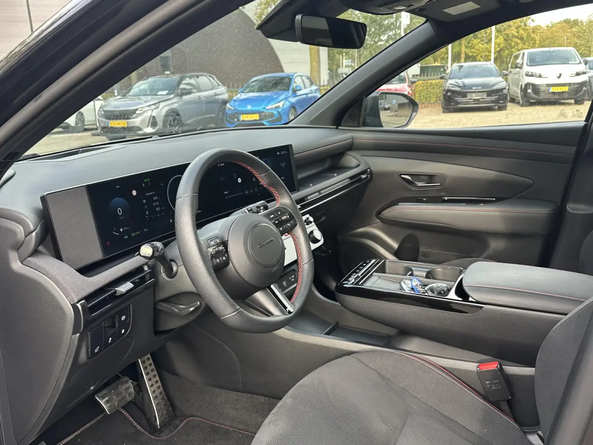 1.6 T-GDI PHEV N Line 4WD SOH 100% | FABRIEKS GARANTIE TM 07-2030 | 360 CAMERA | PANO | STOEL + STUURVERWARMING | STOEL VENTILATIE | DODE HOEK | KEYLESS | ACHTERBANK VERWARMD | KRELL AUDIO |