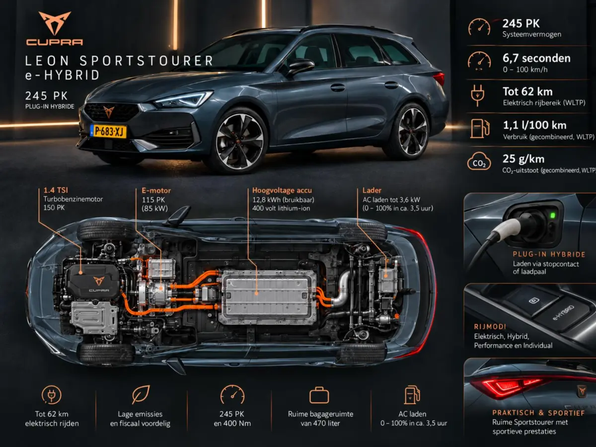 1.4 E-Hybrid VZ 245pk PHEV ACC Navigatie Keyless 19 inch PDC Full LED Carplay
