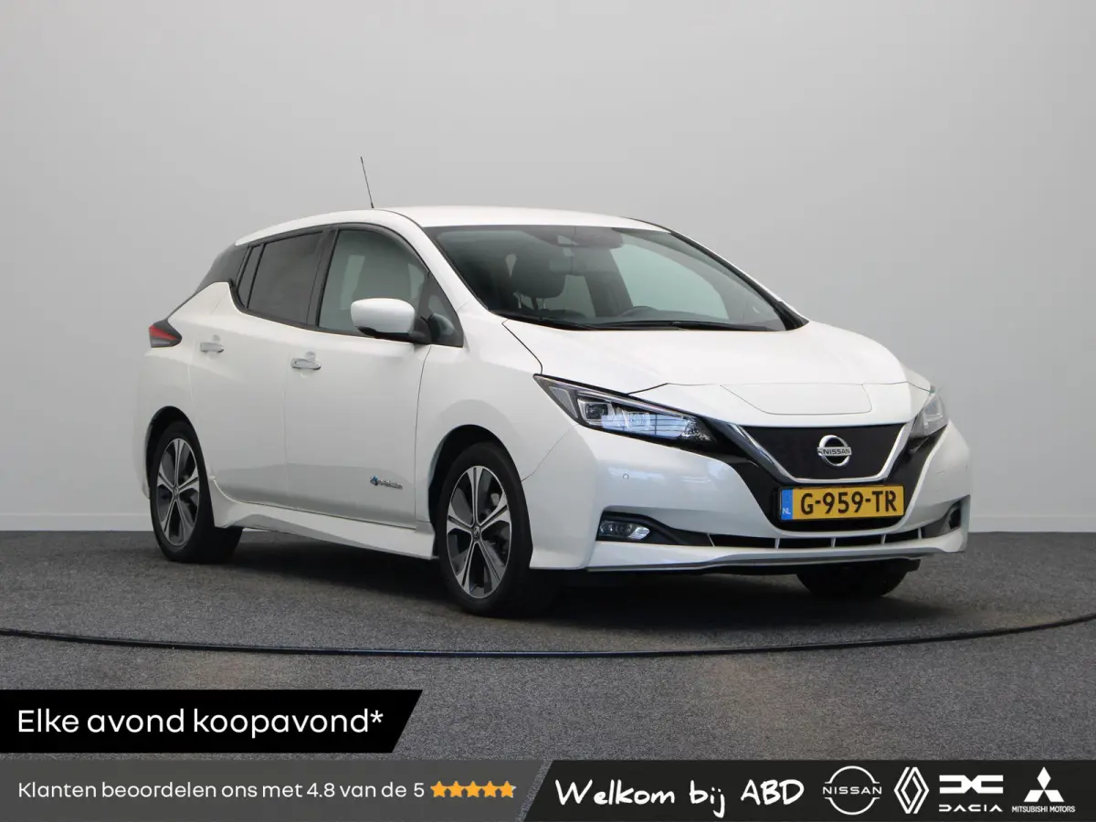 Tekna 40 kWh | Bose Premium Audio | 87% SoH | Adaptive cruise control | Lederen bekleding | Climate control | Stoel en stuurverwarming |