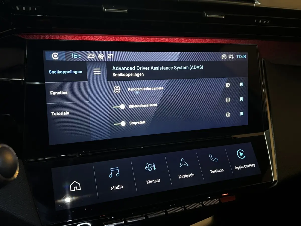 1.2 PureTech Allure Pack Garantie |ACC|Keyless|Virtual|Camera|Ambient|Dodehoek|LED|Carplay|Draadloosladen|Rijklaar