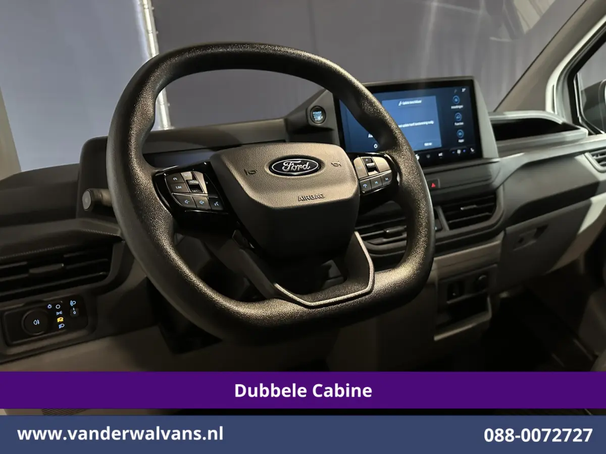 2.0 TDCI 170pk Automaat L2H1 Dubbele Cabine Euro6 Airco | 6-Zits | Camera | LED | Apple Carplay | Cruisecontrol | Stoelverwarming Android Auto, Verwarmde voorruit, Parkeersensoren, Bijrijder