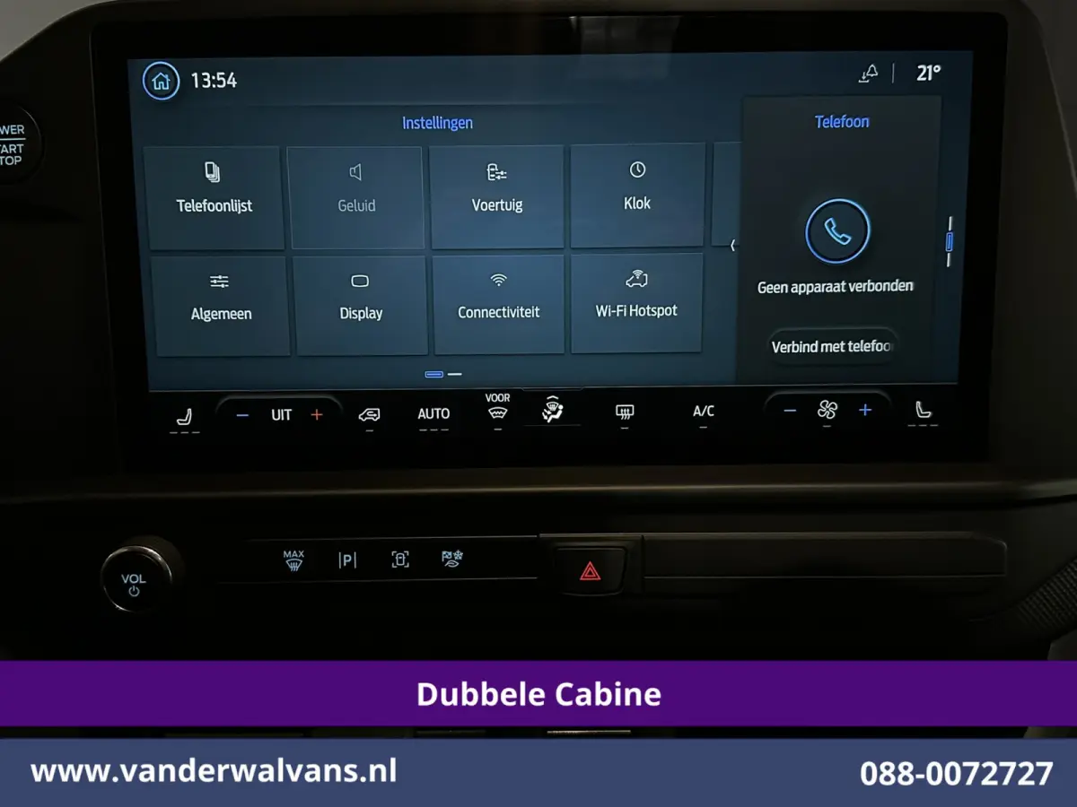 2.0 TDCI 170pk Automaat L2H1 Dubbele Cabine Euro6 Airco | 6-Zits | Camera | LED | Apple Carplay | Cruisecontrol | Stoelverwarming Android Auto, Verwarmde voorruit, Parkeersensoren, Bijrijder