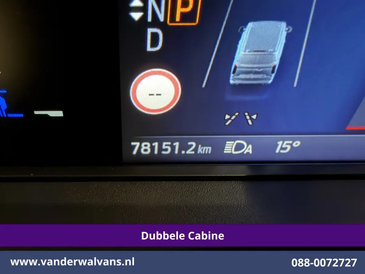 2.0 TDCI 170pk Automaat L2H1 Dubbele Cabine Euro6 Airco | 6-Zits | Camera | LED | Apple Carplay | Cruisecontrol | Stoelverwarming Android Auto, Verwarmde voorruit, Parkeersensoren, Bijrijder