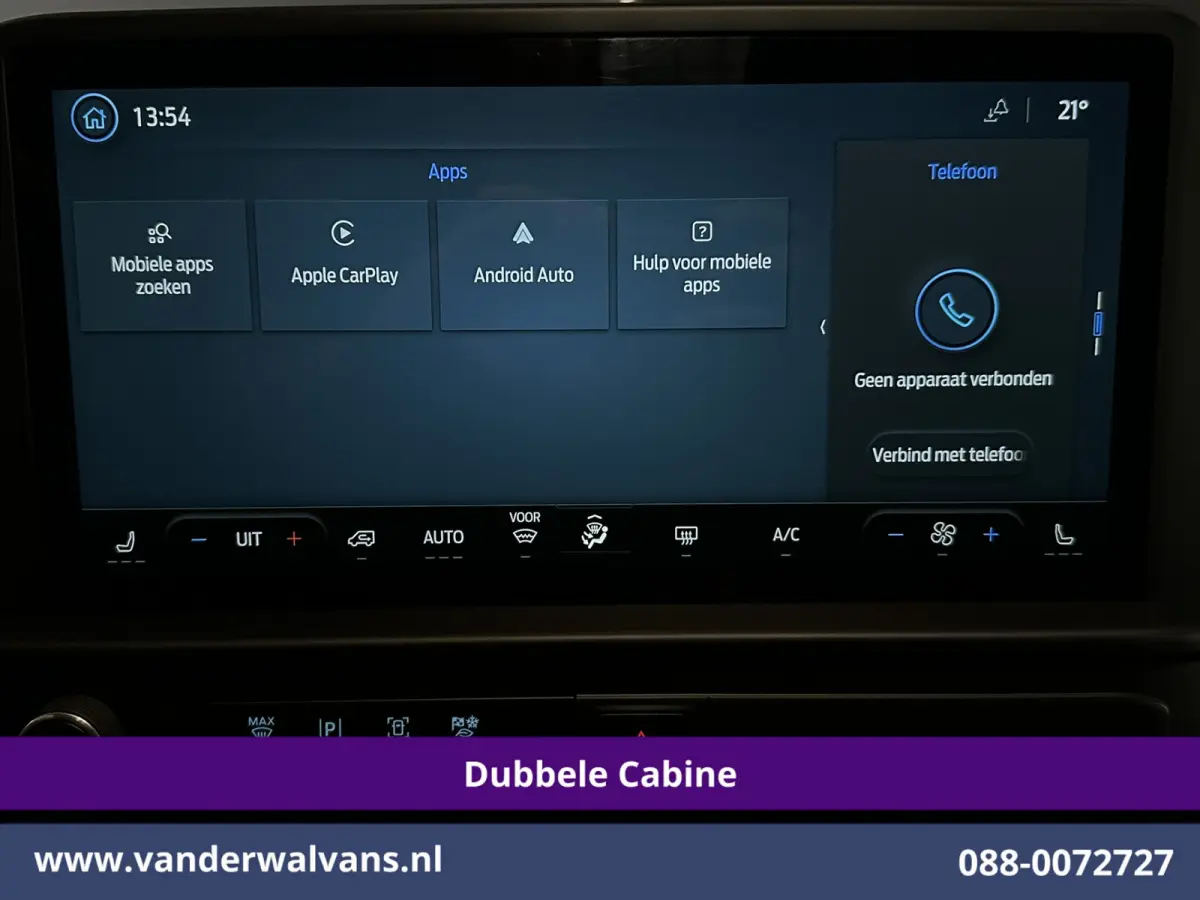 2.0 TDCI 170pk Automaat L2H1 Dubbele Cabine Euro6 Airco | 6-Zits | Camera | LED | Apple Carplay | Cruisecontrol | Stoelverwarming Android Auto, Verwarmde voorruit, Parkeersensoren, Bijrijder