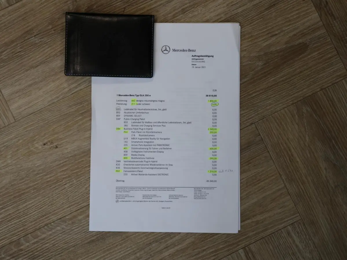 250 e AMG Line | SOH 97% | Burmester | Ventilatie |