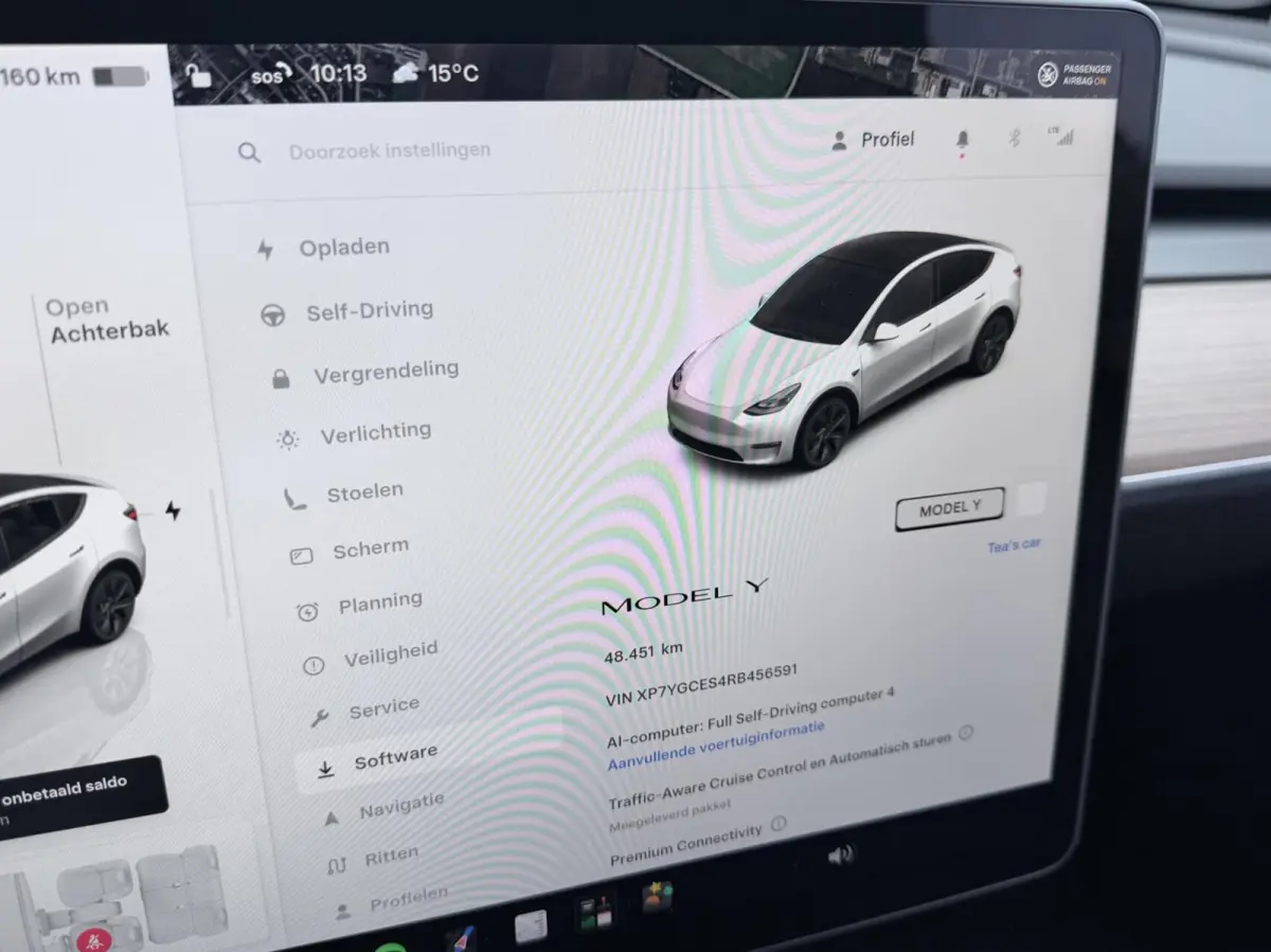 RWD 58kwh | FSD Computer 4 | Panoramadak | Stoel/Stuurverwarming | Memory Seats | Rijklaarprijs Tesla Model Y RWD 58kwh SOH 94,1% | FSD Computer 4 | Panoramadak | Stoel/Stuurverwarming | Mem