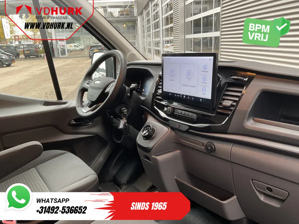 2.0 TDCI 165 pk Aut. L2H2 Standkachel/ 2.8t Trekverm./ Omvormer/ Carplay/ Climate/ Cruise/ Camera/ PDC/ Trekhaak