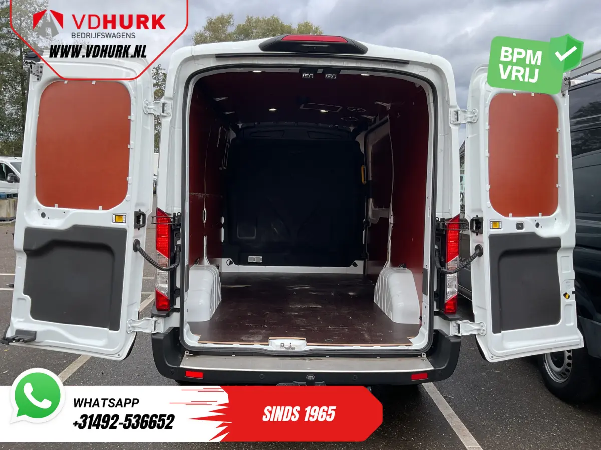 2.0 TDCI 165 pk Aut. L2H2 Standkachel/ 2.8t Trekverm./ Omvormer/ Carplay/ Climate/ Cruise/ Camera/ PDC/ Trekhaak