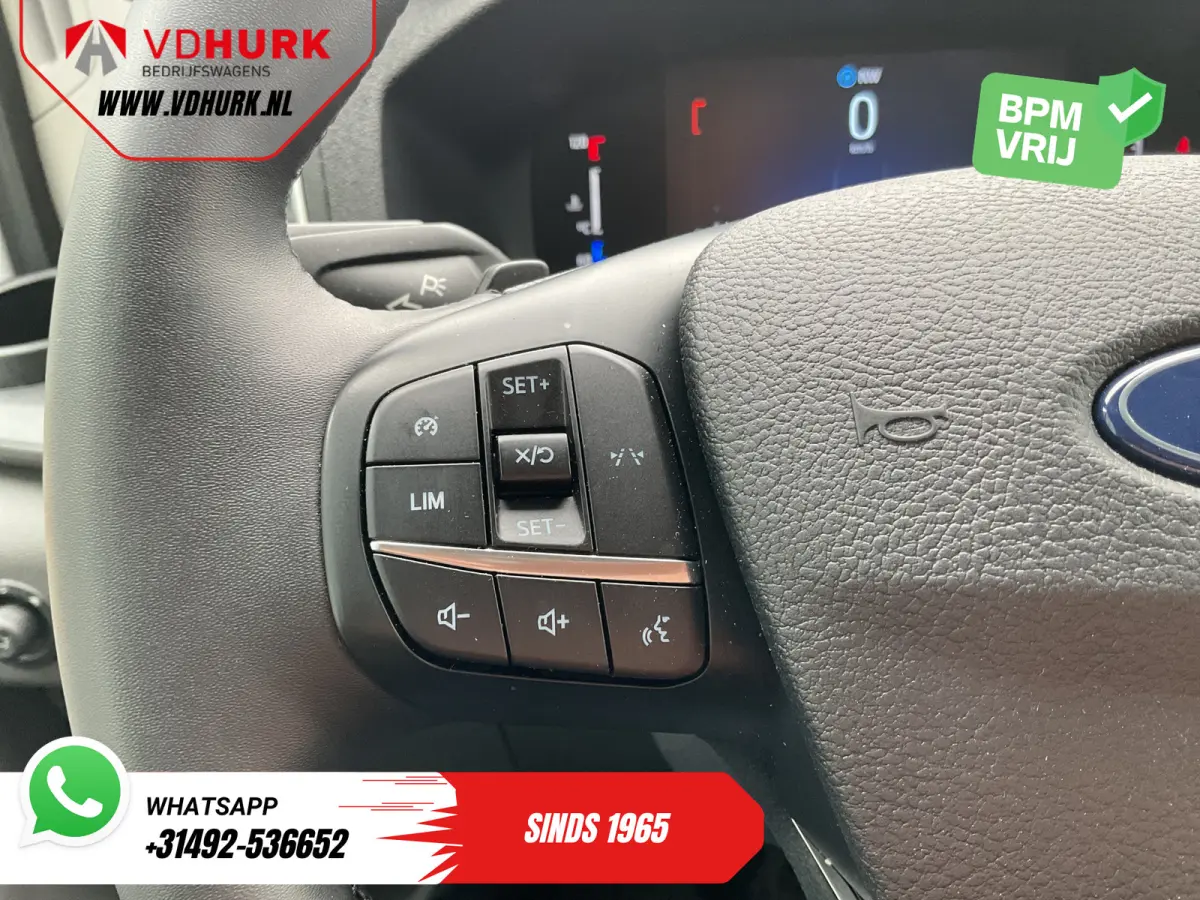 2.0 TDCI 165 pk Aut. L2H2 Standkachel/ 2.8t Trekverm./ Omvormer/ Carplay/ Climate/ Cruise/ Camera/ PDC/ Trekhaak