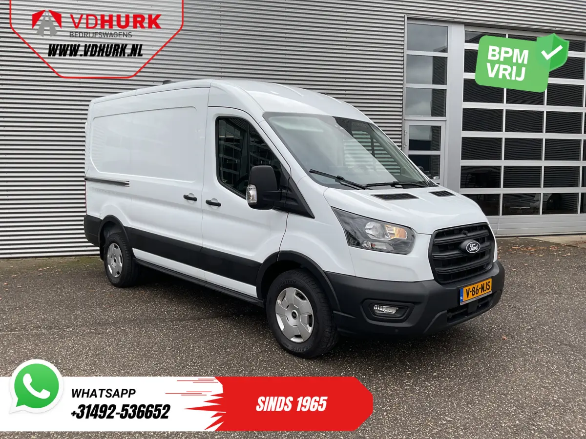 2.0 TDCI 165 pk Aut. L2H2 Standkachel/ 2.8t Trekverm./ Omvormer/ Carplay/ Climate/ Cruise/ Camera/ PDC/ Trekhaak