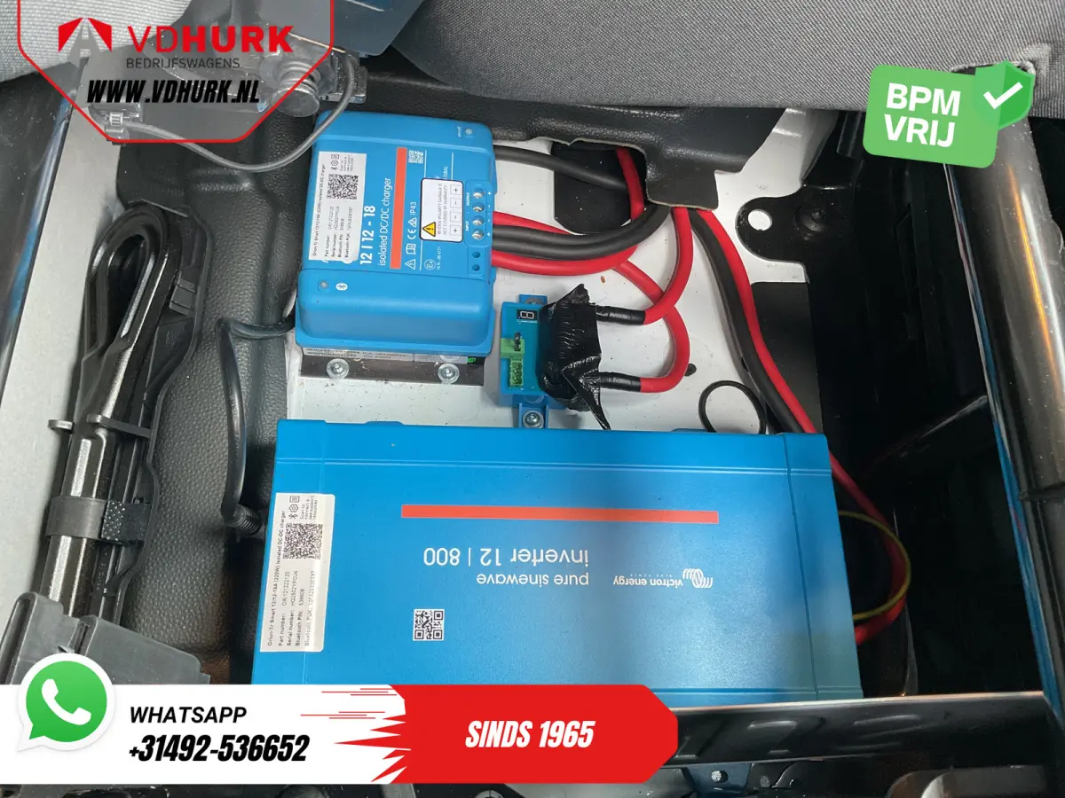 2.0 TDCI 165 pk Aut. L2H2 Standkachel/ 2.8t Trekverm./ Omvormer/ Carplay/ Climate/ Cruise/ Camera/ PDC/ Trekhaak