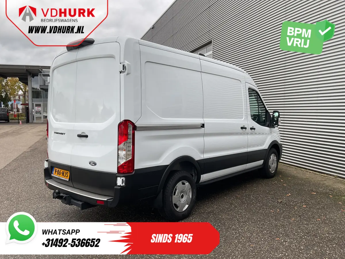 2.0 TDCI 165 pk Aut. L2H2 Standkachel/ 2.8t Trekverm./ Omvormer/ Carplay/ Climate/ Cruise/ Camera/ PDC/ Trekhaak