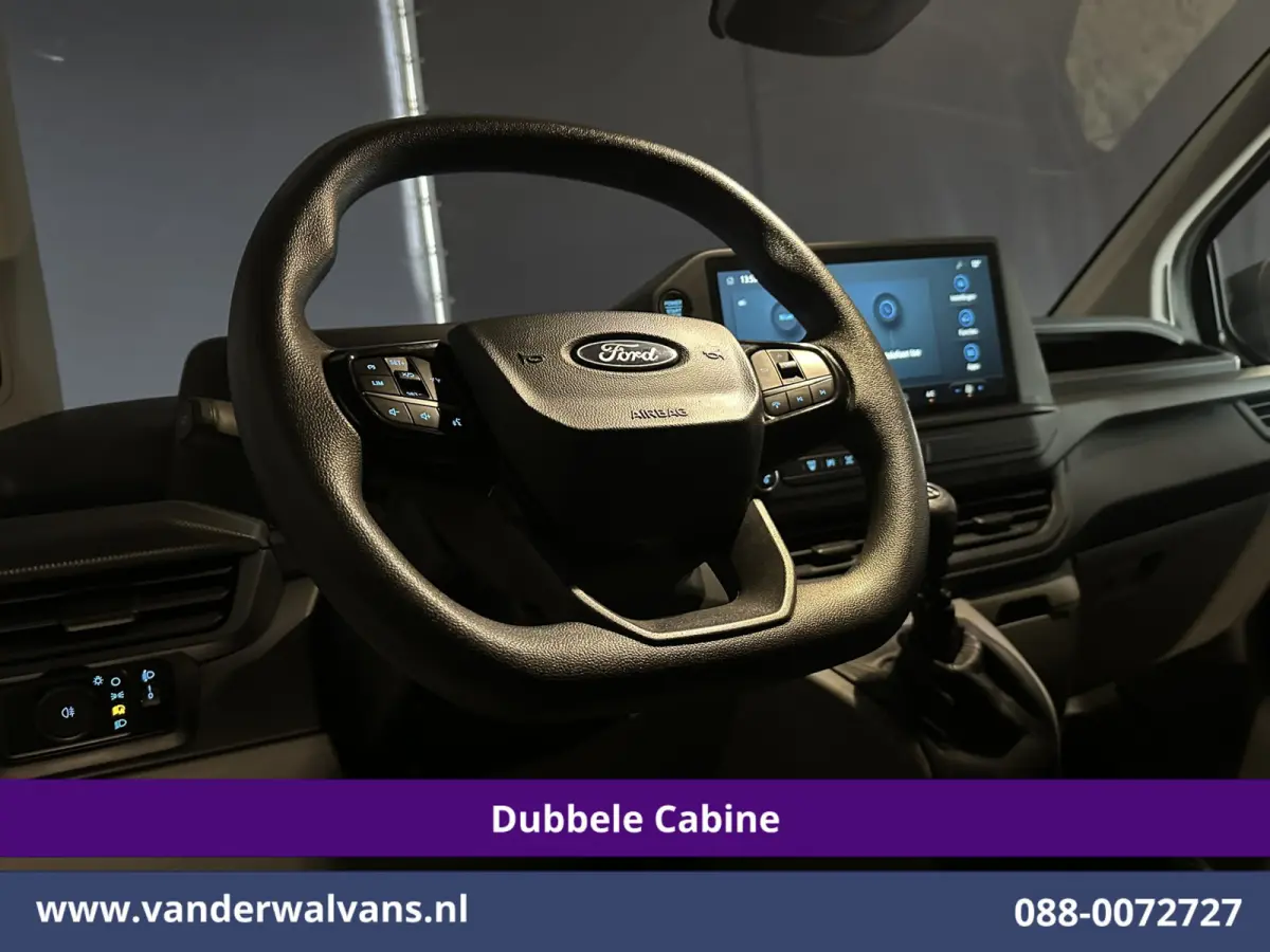 2.0 TDCI 136pk L2H1 Dubbele Cabine Euro6 Airco | 6-Zits | Camera | LED | Cruisecontrol | Apple Carplay Android Auto, Verwarmde voorruit, Parkeersensoren, Bijrijdersbank, 2800kg trekvermogen