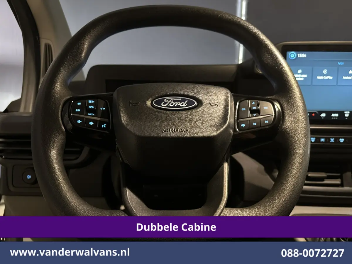 2.0 TDCI 136pk L2H1 Dubbele Cabine Euro6 Airco | 6-Zits | Camera | LED | Cruisecontrol | Apple Carplay Android Auto, Verwarmde voorruit, Parkeersensoren, Bijrijdersbank, 2800kg trekvermogen