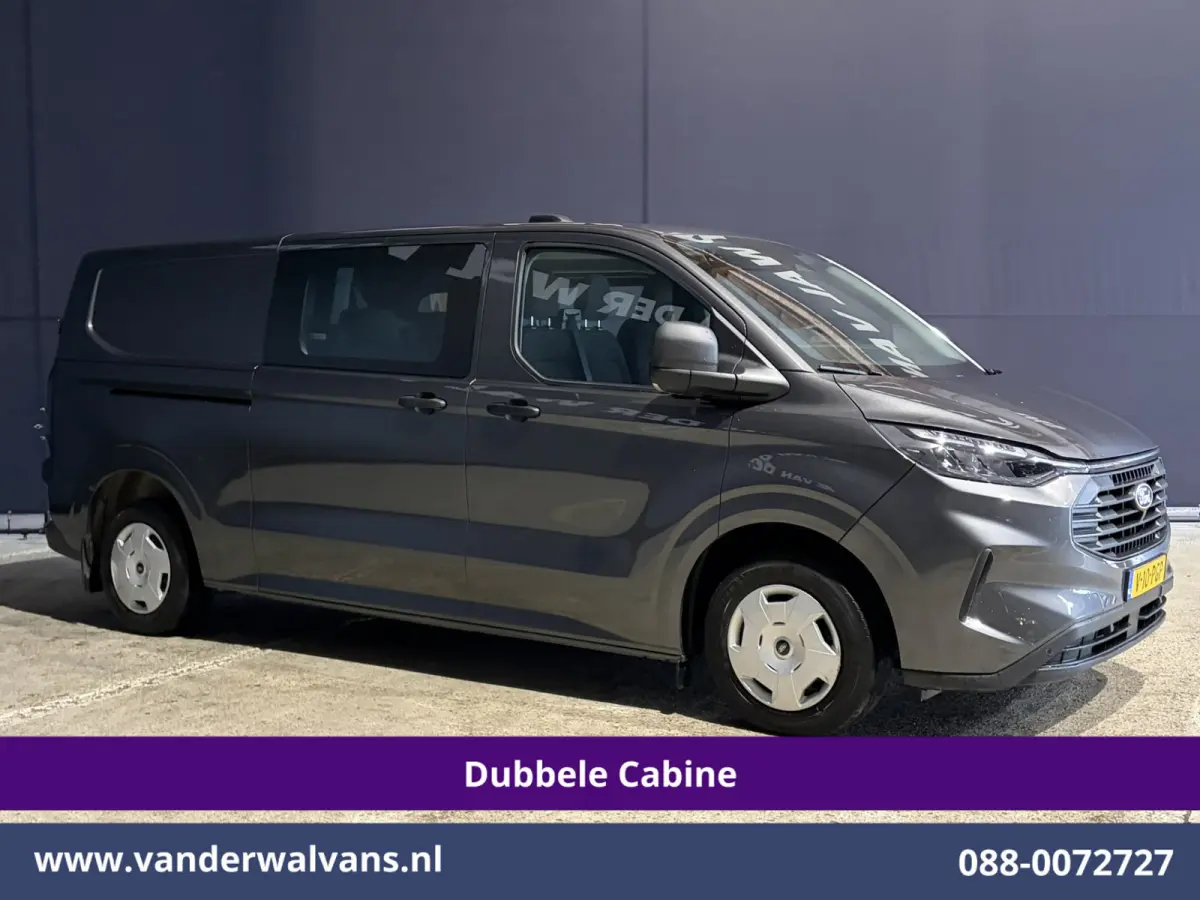 2.0 TDCI 136pk L2H1 Dubbele Cabine Euro6 Airco | 6-Zits | Camera | LED | Cruisecontrol | Apple Carplay Android Auto, Verwarmde voorruit, Parkeersensoren, Bijrijdersbank, 2800kg trekvermogen