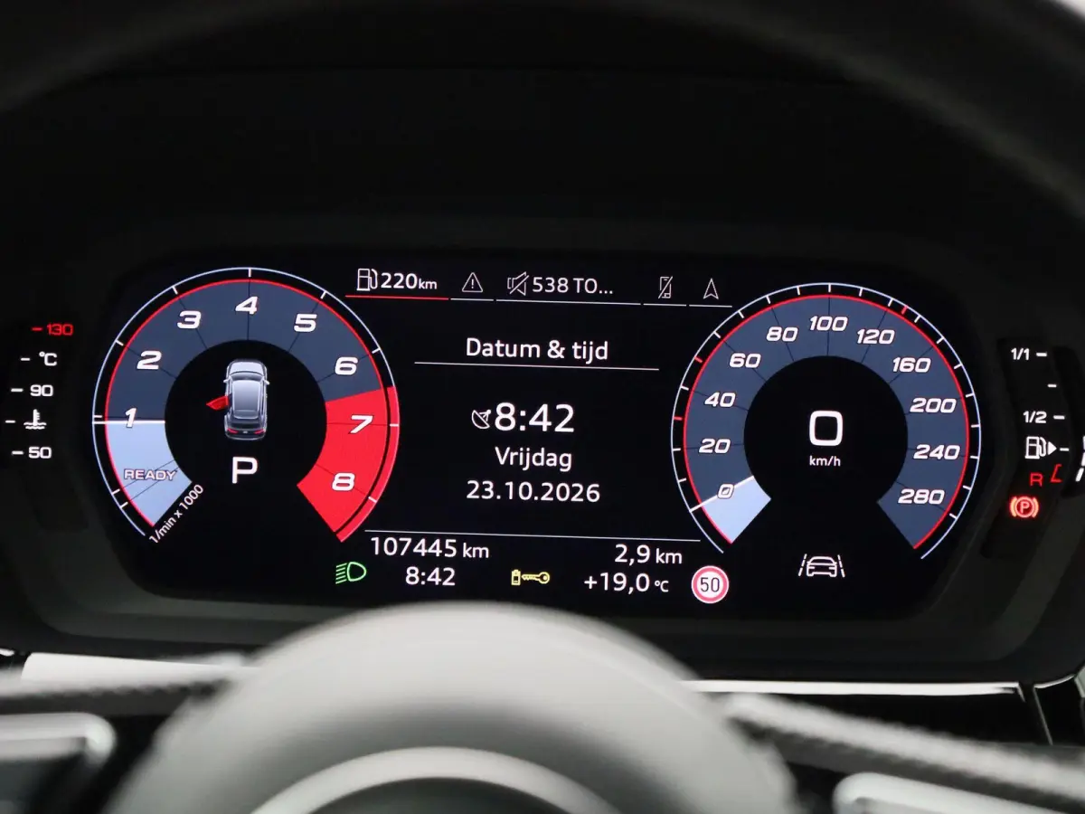30 TFSI S edition | Automaat | 2x S-line | Vlak stuur | Navigatie | Zwarte hemel | Apple Carplay / Android Auto | Leder | Virtual Cockpit | Climate Control | Cruise Control |