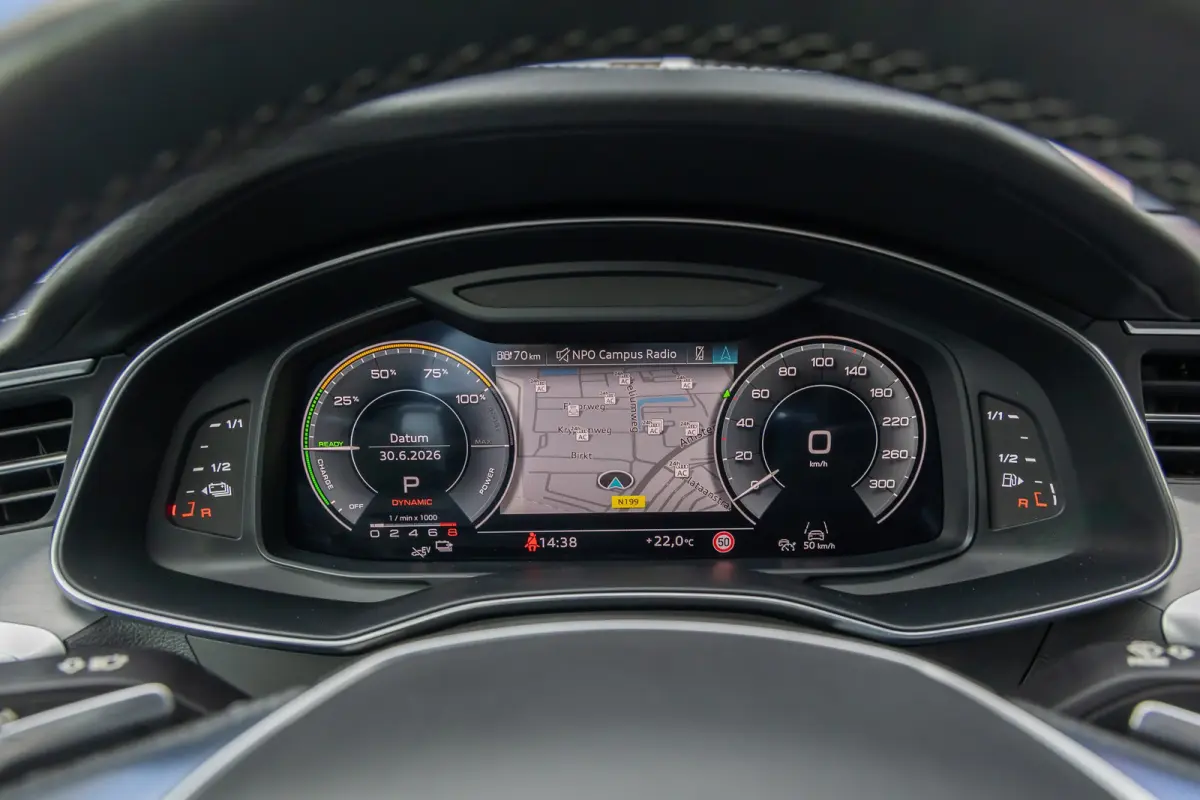 55 TFSI e quattro Pro Line S Competition | Pano | Trekhaak | Leder | 21'' | B&O o | Cruise adaptief | Stoel ventilatie+verwarming | 360 camera | 2x Memory | Matrix LED | Dodehoek detectie | 