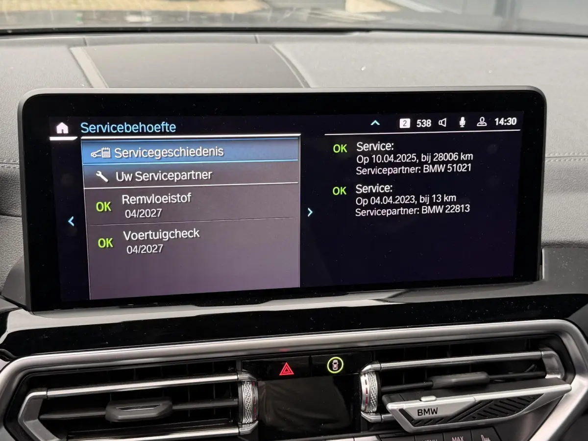 Executive M Sport 80 kWh 19"/SOH 99,9%/Panoramadak/Leder + memory/Stoelverwarming/Dodehoek/Elektrische klep/Camera/Adaptieve cruise/Apple Carplay & Android Auto