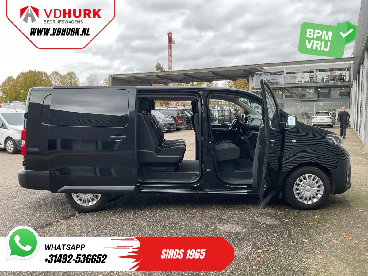 2.0 HDI 145 pk Aut. DC Dubbel Cabine Carplay/ 2x Schuifdeur/ Stoelverw./ 6Pers./ Airco/ Cruise/ PDC/ Trekhaak