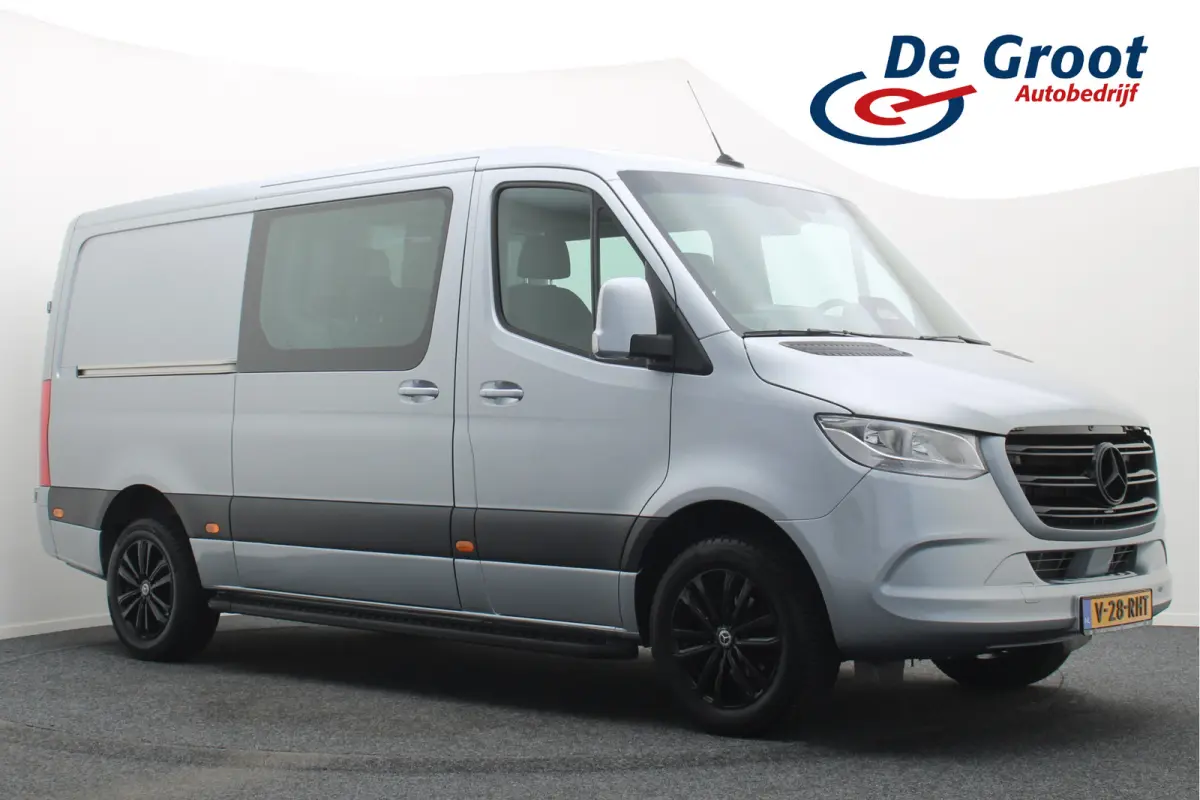 317 CDI Aut. L2H1 DC 5-zits 2x Schuifdeur, Apple Carplay, Camera, Cruise, Airco, Rijstrooksensor, Sidesteps, 18''