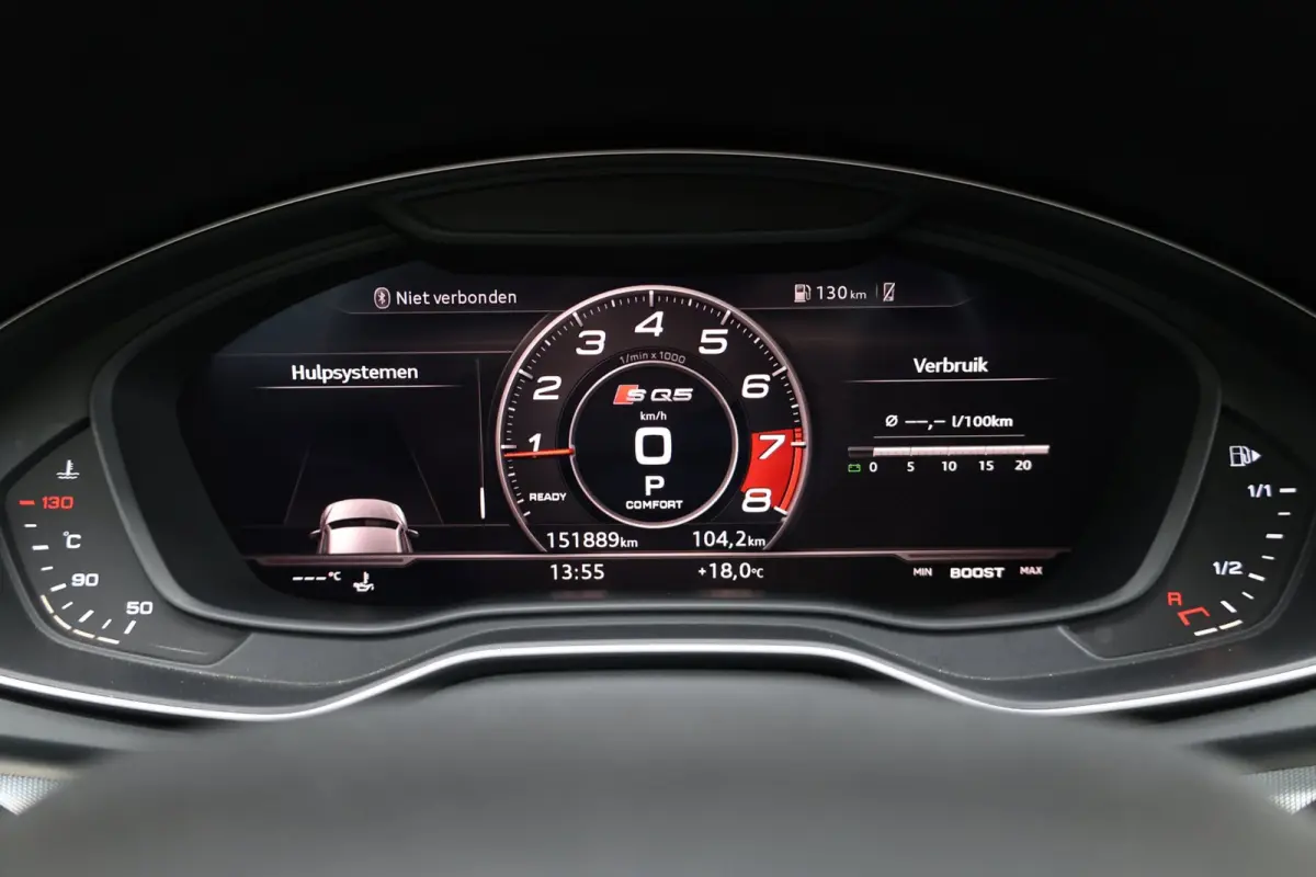 2.0 TFSI quattro 252+PK S-line LED/VIRTUAL/PANORAMADAK/LEDER+S.VERWARMING/21" LMV/PDC/CRUISE/ECC/12 MND GARANTIE!