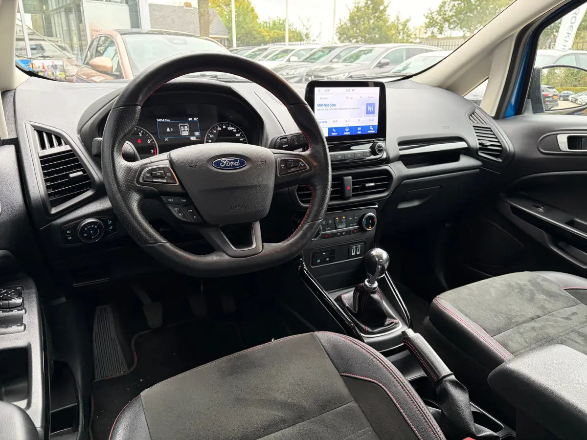 1.0 125 PK ST-Line X | STUUR, STOEL EN VOORRUITVERWARMING| B&O SOUND| HALF LEDER/HALF ALCANTARA BEKLEDING| KEYLESS ENTRY & START| FULL LED| NAVIGATIE| APPLE CARPLAY/ANDROID AUTO| CAMERA + PA